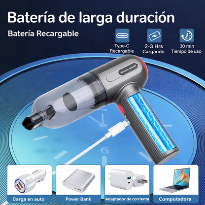 Aspiradora Portátil 7 en 1 para Hogar y Carro