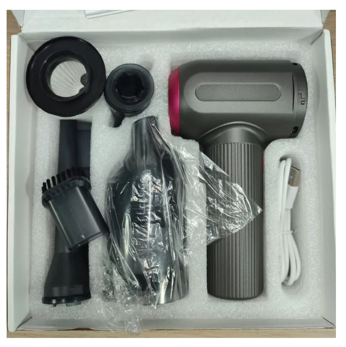 Aspiradora Portátil 7 en 1 para Hogar y Carro